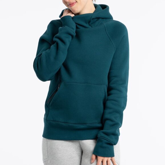 Oiselle Unicorn Hoodie- Size Small, Juniper (Green) - Picture 1 of 6